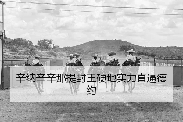 辛纳辛辛那提封王硬地实力直逼德约